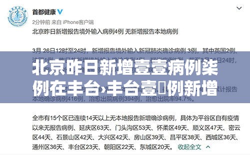 北京昨日新增壹壹病例柒例在丰台›丰台壹無例新增病例均与新发地相关