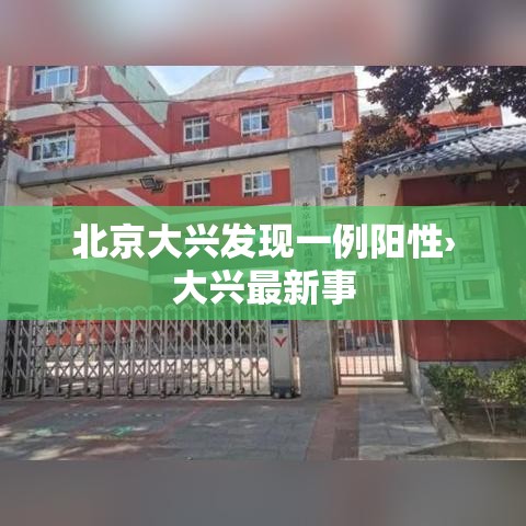 北京大兴发现一例阳性›大兴最新事